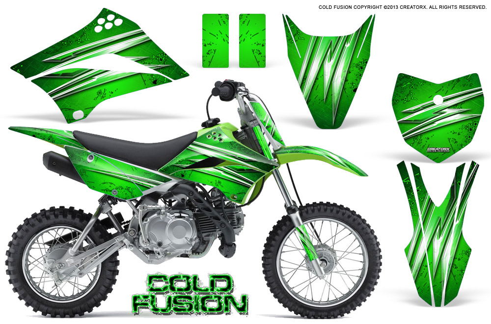 Kawasaki KLX 110L 10-11 Cold Fusion Green